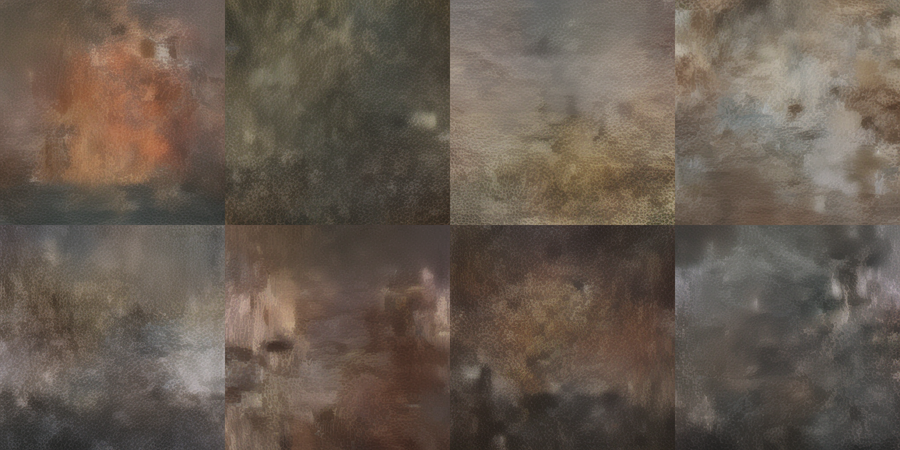 Small filtered baseline sample grid at step 1000.